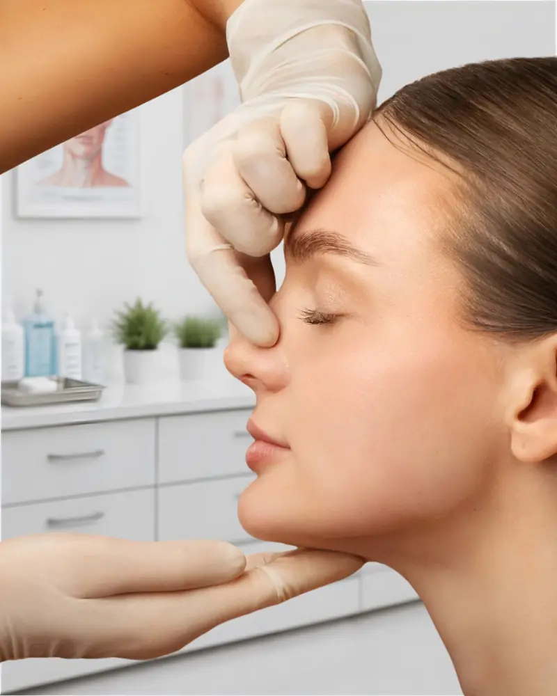 Rinomodelación con ácido hialurónico — tratamiento de medicina estética en CDMX